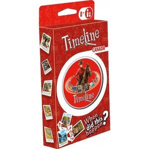 Timeline Canada Learning Card Game Tin Box English Version Age 8+ New Sealed